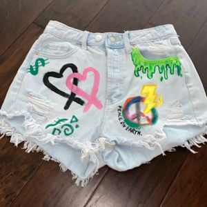 CUSTOM HAND-PAINTED DENIM